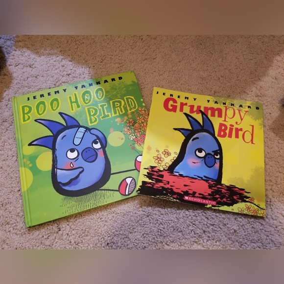 Book lot Boo Hoo Bird and Grumpy Bird Jeremy Tankard - Picture 1 of 2